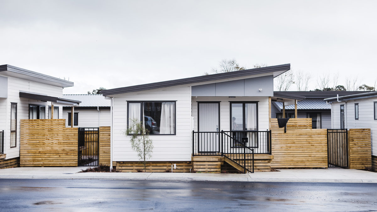 Kāinga Ora Transitional social housing - Pacific Environments